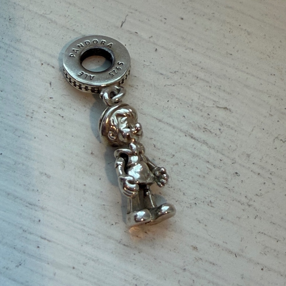 Pandora Silver Boy Charm Pendant